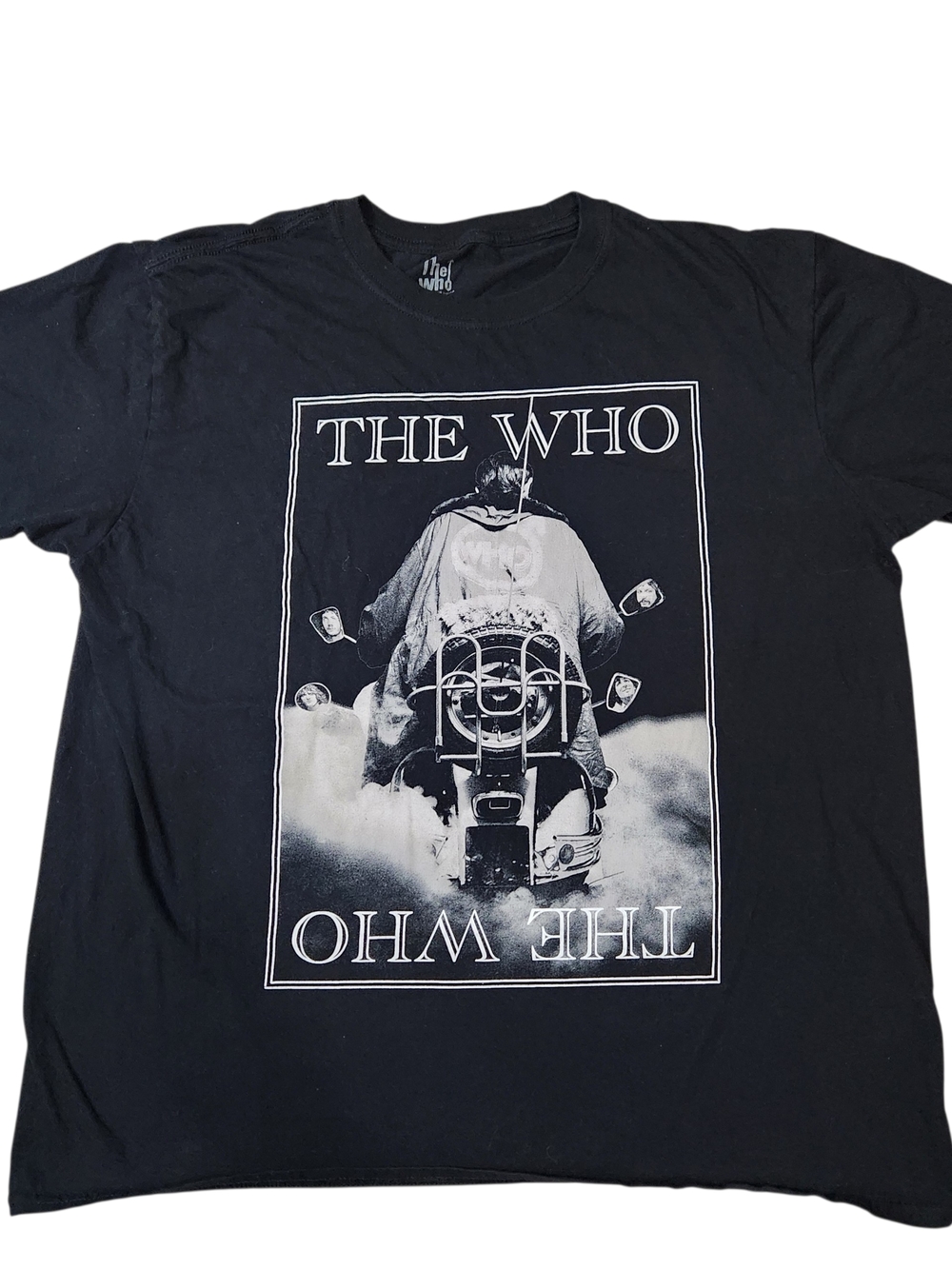 Authentic THE WHO Band Mens Size XL Black Quadrophenia Album Cover Graphic Shirt